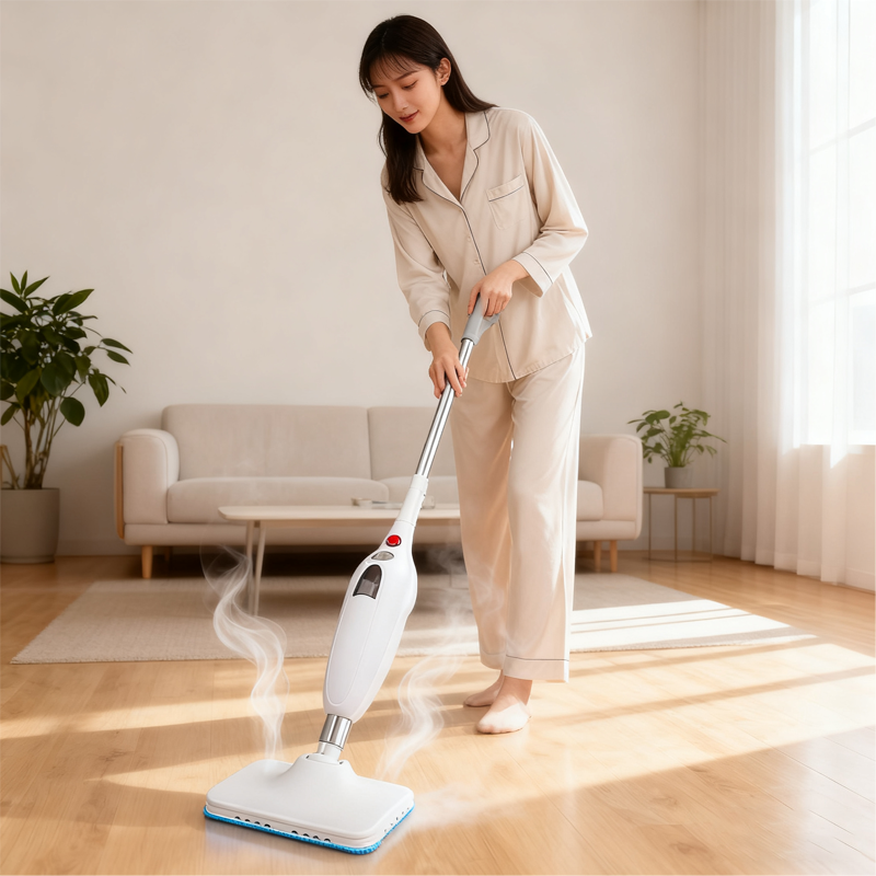 RichMagic 스팀 청소기 15초 초고속 스팀 400ml 가시성 대용량 물통1300W 파워 스팀 청소기 거치대 패드 증정, 화이트, 1개 106,900원