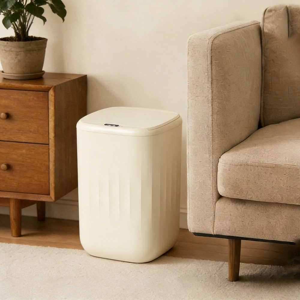 자동 센서 쓰레기통 화장실 기저귀 처리에 최적화 냄새 차단 기능 탑재 가족이 함께 사용하기 편리하며 내구성이 뛰어난 PP 재질로 제작, 크림 44,000원
