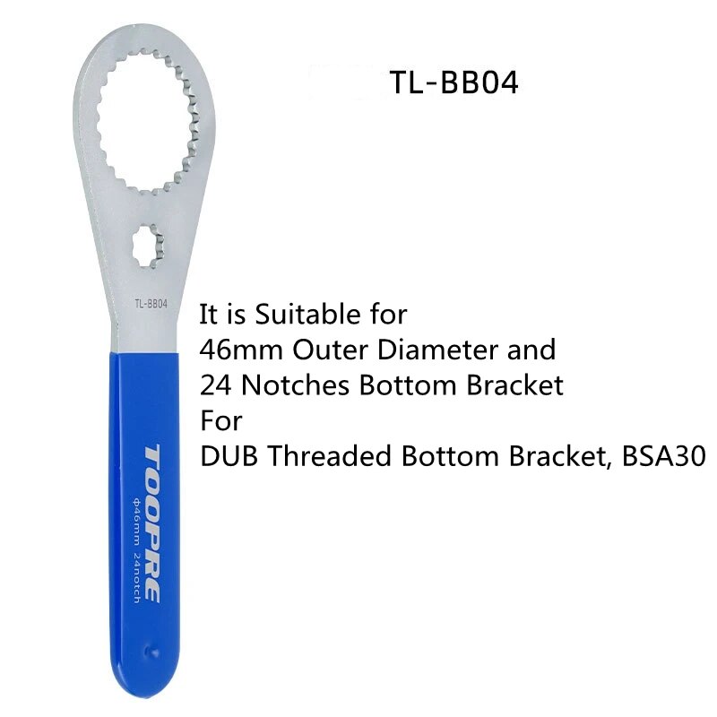 TOOPRE TL-BB01 산악 자전거 밑면 브래킷 도구 BB SHMANO/DUB/BSA30 Iamok 수리 용 렌치 제거 10,420원