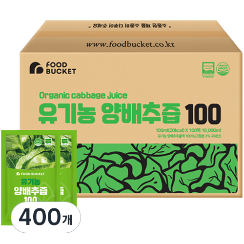 푸드버킷 국내산 유기농 양배추즙 100 131,600원