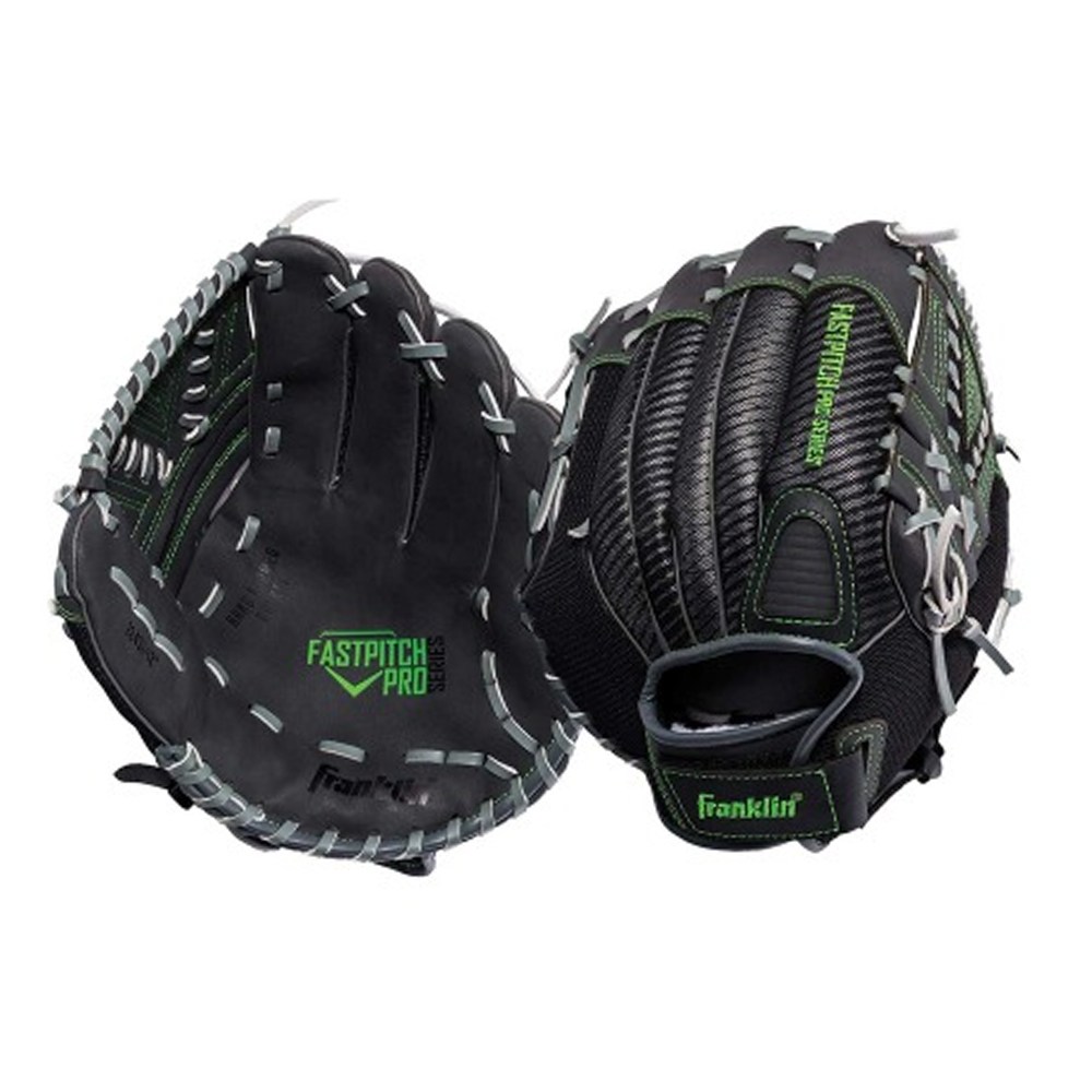 프랭클린 프로 패스트피치 투수 올라운드 야구글러브 12인치 그린/블랙 22437, 1개, 단일사이즈 50,500원