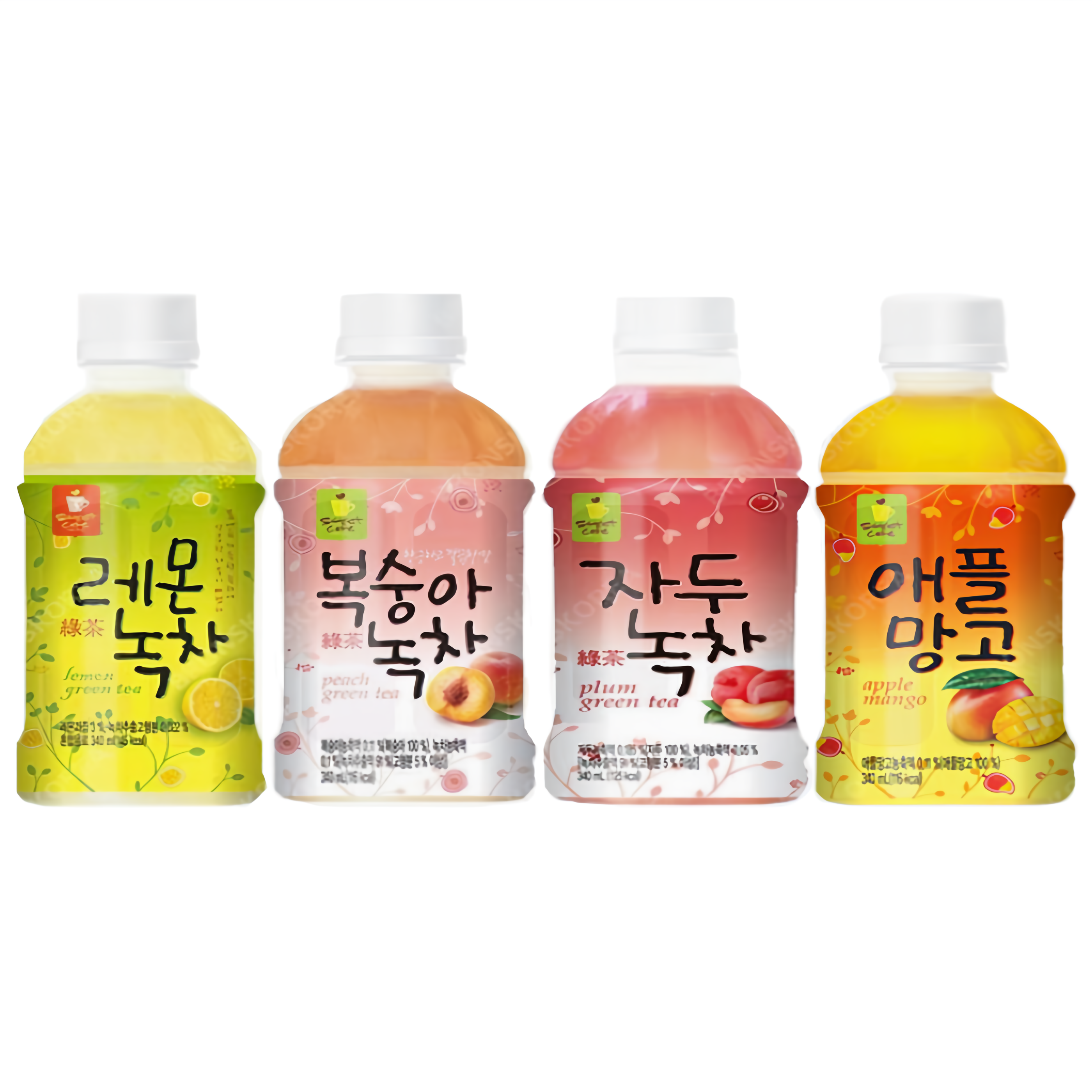 웰그린 애플망고녹차+레몬녹차+자두녹차+복숭아녹차 각5개씩, 20개, 340ml 15,900원
