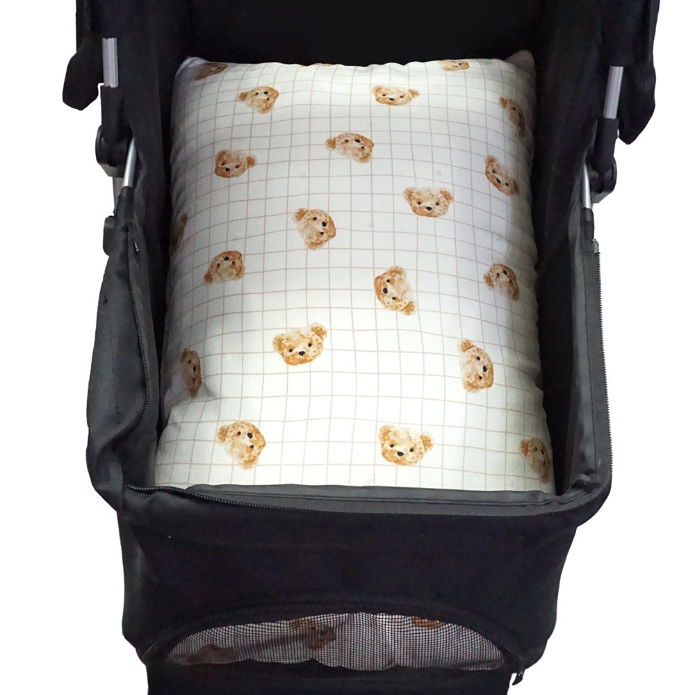 호나미네 핸드메이드 강아지 고양이 여름 인견 테디베어 유모차방석 23,000원