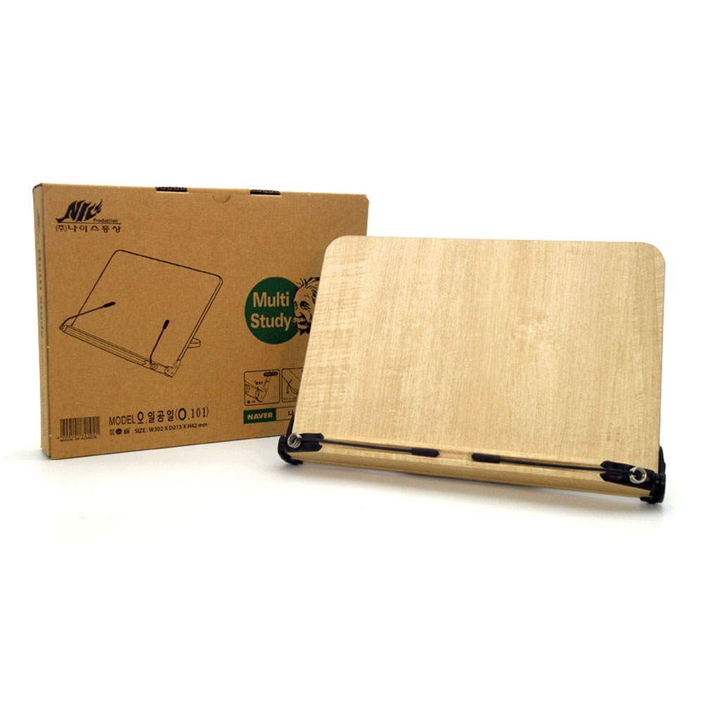 나이스 메이플 고급 원목 독서대 O101 O102 O103 각도조절 북스탠드 책거치대 노트북 태블릿 거치 가능 12,970원