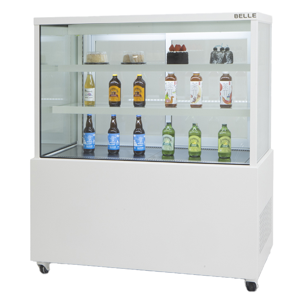 BELLE 프리미엄 쇼케이스 사각 뒷문형 화이트 방문설치, JSB-900W 1,499,000원