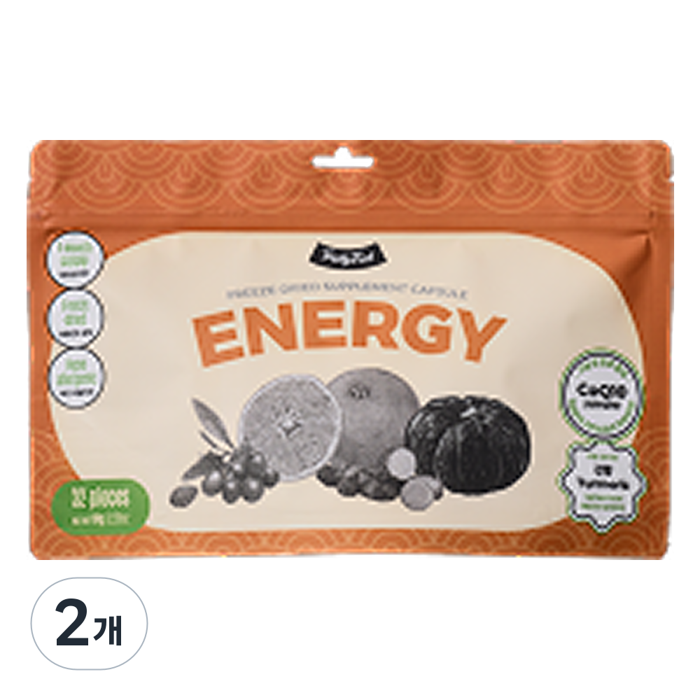 트러스티푸드 동결건조 저알러지 한방캡슐 에너지 강아지 항산화제 노견 기력회복 영양제, 2개, 활력, 32정 67,000원