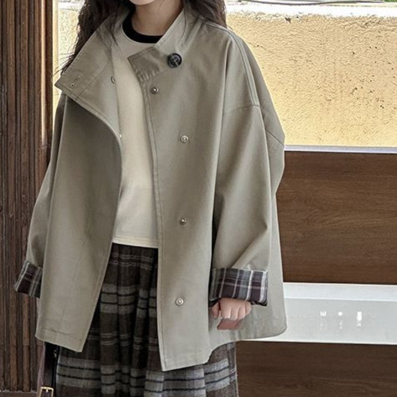 해피유통 청소년 소녀 캐주얼 루즈핏 트렌치 코트 패션 기본 디자인디자인14세 이상 31,450원