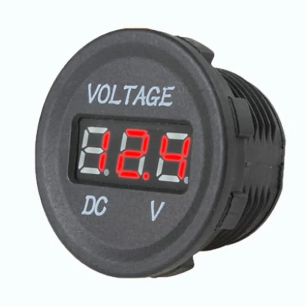 자동차 볼트메타 볼트미터 시거잭 원형 방수, 1개, 블랙 9,120원