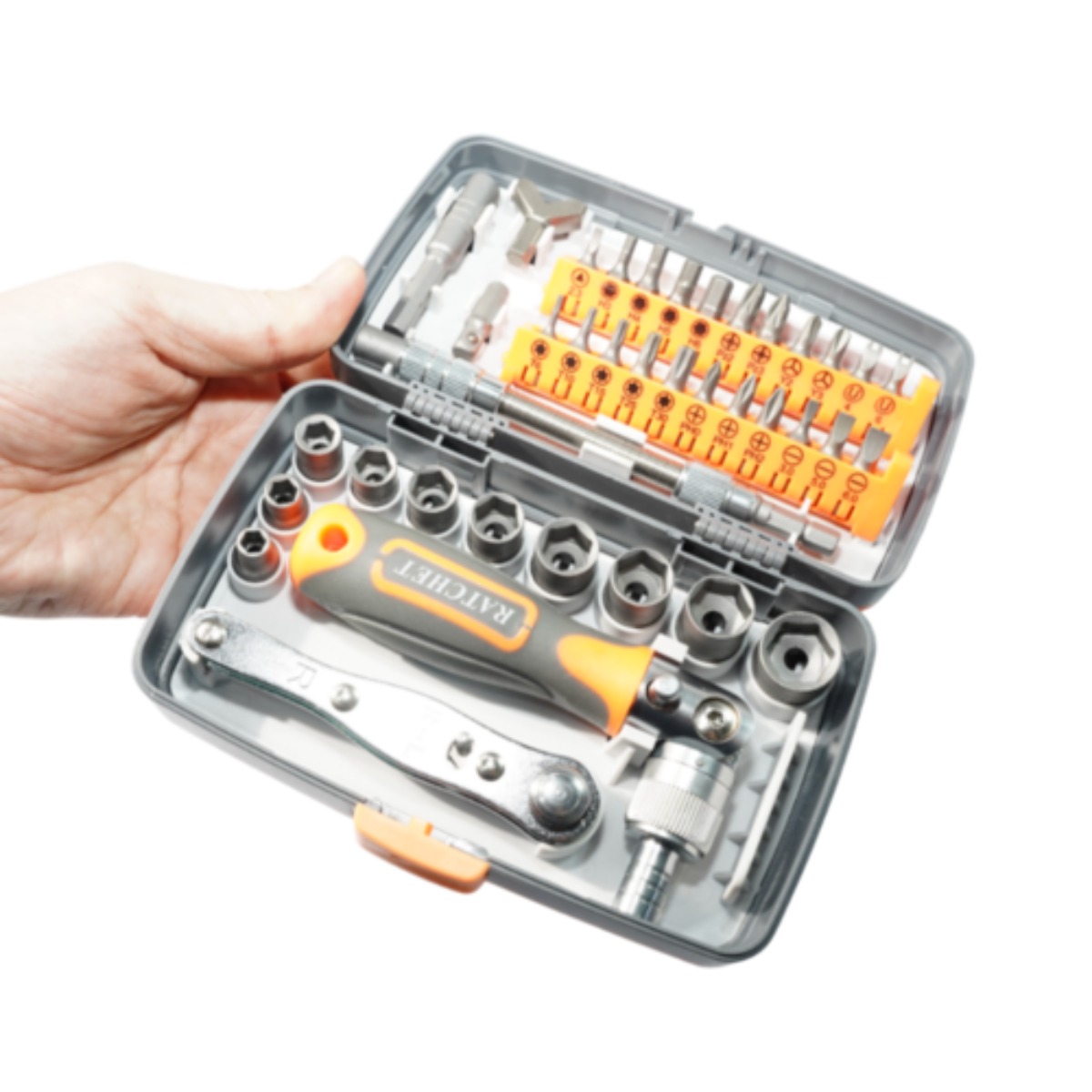 라쳇 드라이버 세트 38P 렌치 0에서90도 다각도형 고급식 호현산업 32,400원