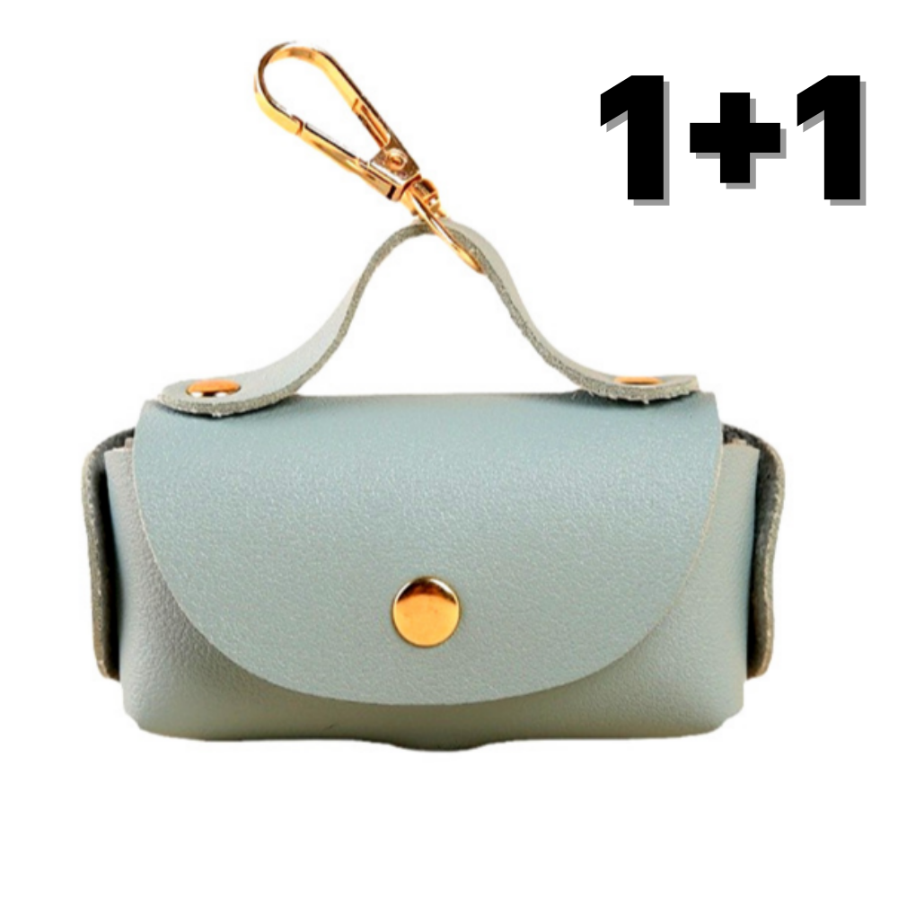 쉬어가게 강아지 배변봉투 케이스 가죽 풉백, 하늘색, 1개입, 1개 4,900원