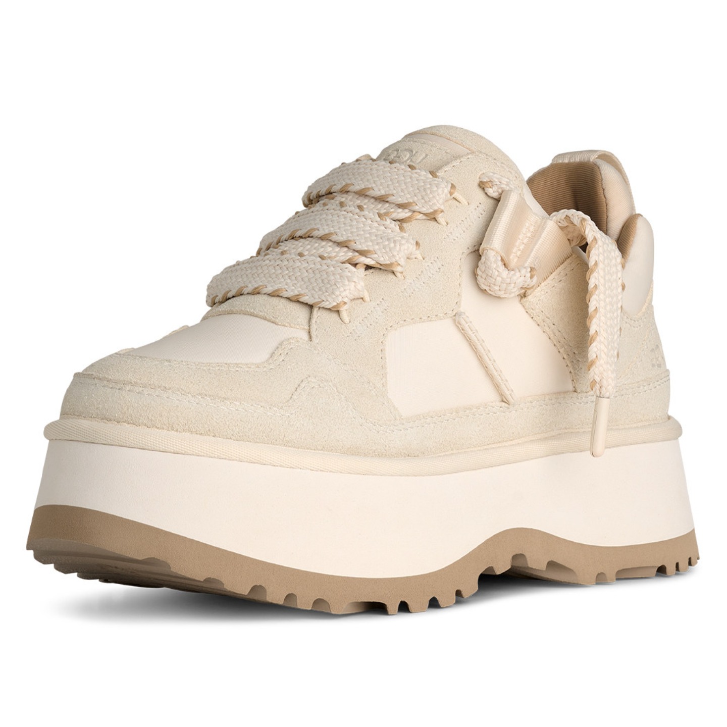 어그 25FW 여성용 배색 통굽 스트랩 로우탑 스니커즈 1171541 124,000원