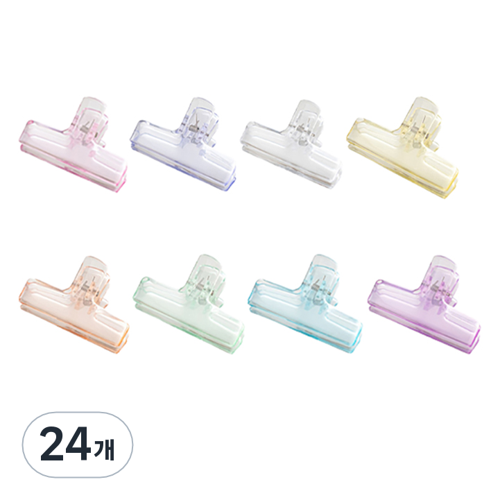 투명 악보 클립 집게 09 혼합컬러, 대, 8개입, 3개 22,500원