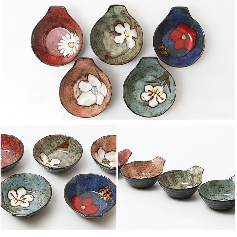 소담 핸드페인팅 도자기 식사라 5P세트 앞접시 전통찬기 손잡이접시 미니접시 25,060원