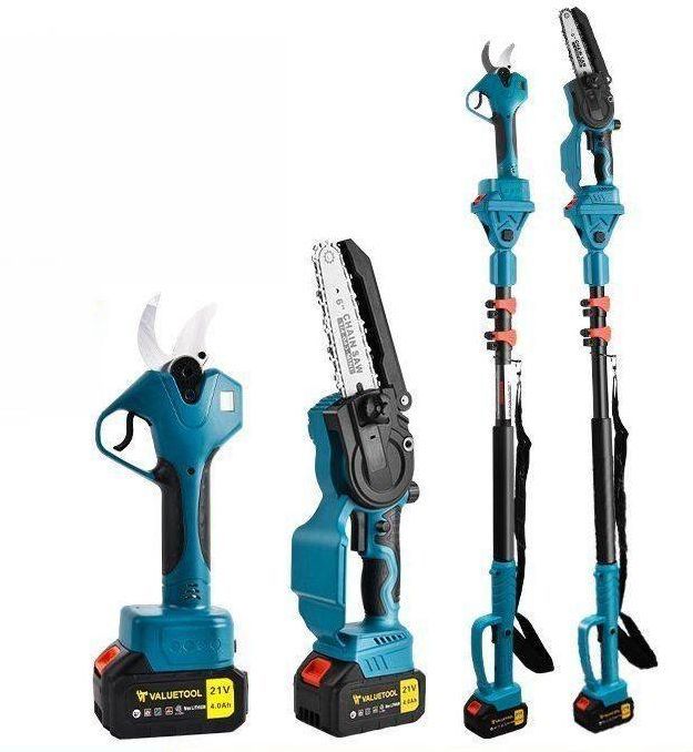 전동가위 충전식 밸류툴 전기 무선 톱 전기 풀 원예 가위 연장대 리튬배터리 세트 전동가위 3 고 분지로드 + 브러시리스 전기 톱 + 전 157,900원