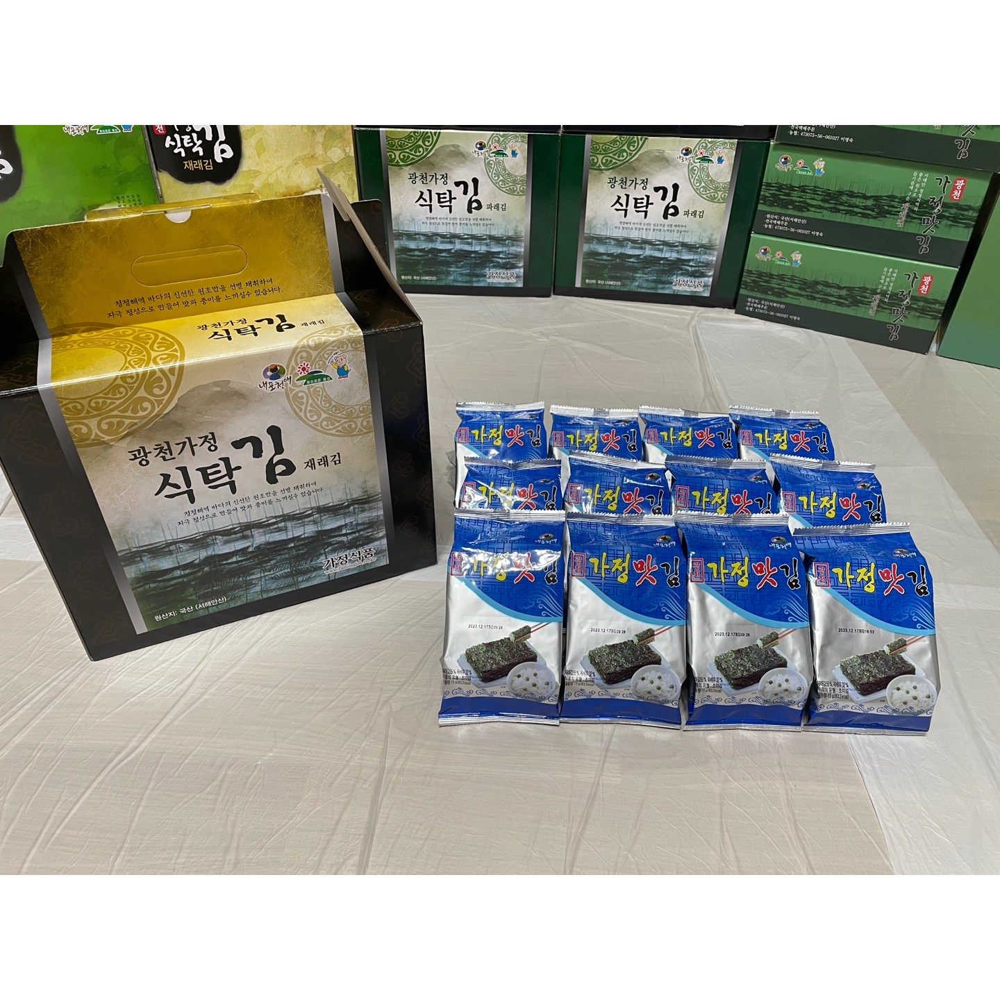 광천 가정맛김 재래 식탁김(12봉), 1박스 14,000원