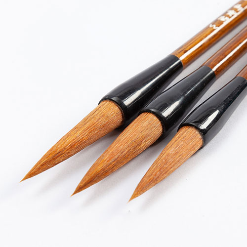 문항명필 서예 캘리그라피 동양화 입문용 연습용 낭호필 붓 세트 3종 9,800원