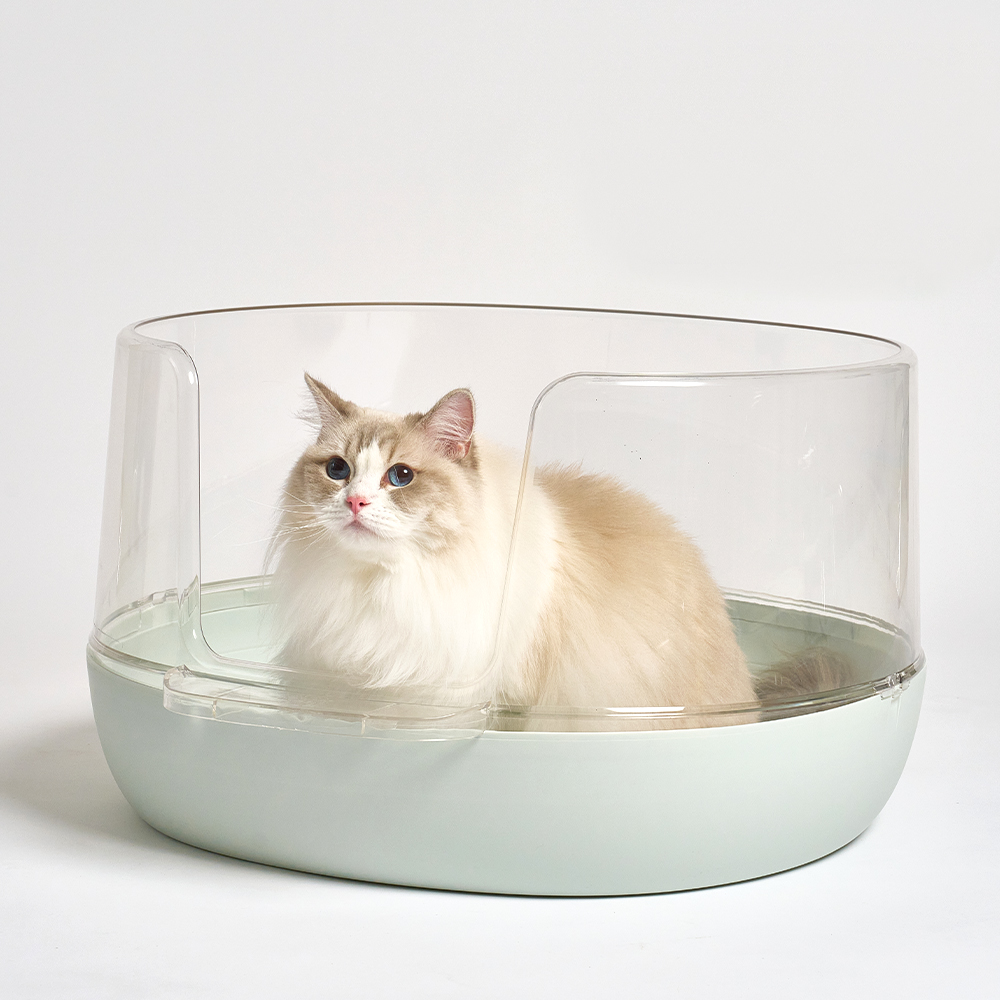 냥쌤 투명 고양이 화장실, 그린, 1개 53,100원