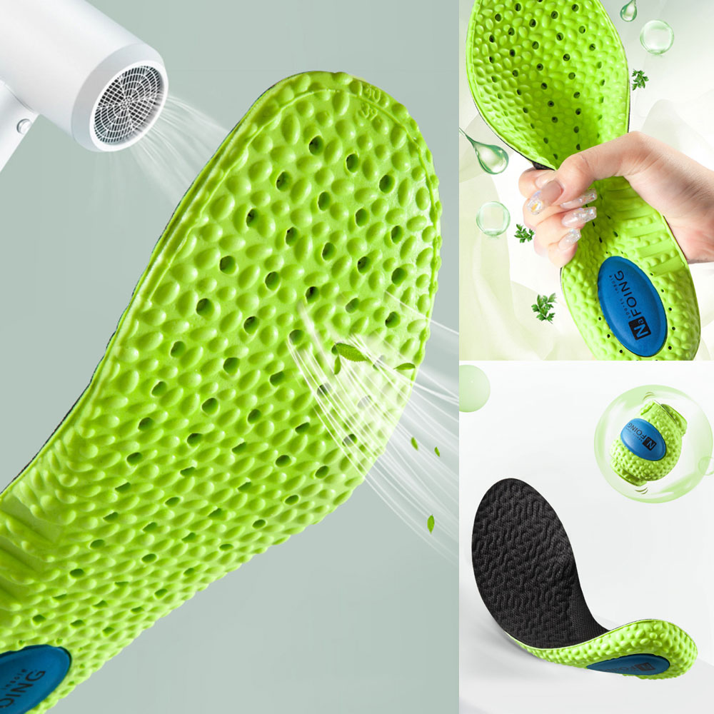 땀안차는 통풍 깔창 스포츠 메모리폼 부드러운 편안한 충격흡수 인솔 5,680원