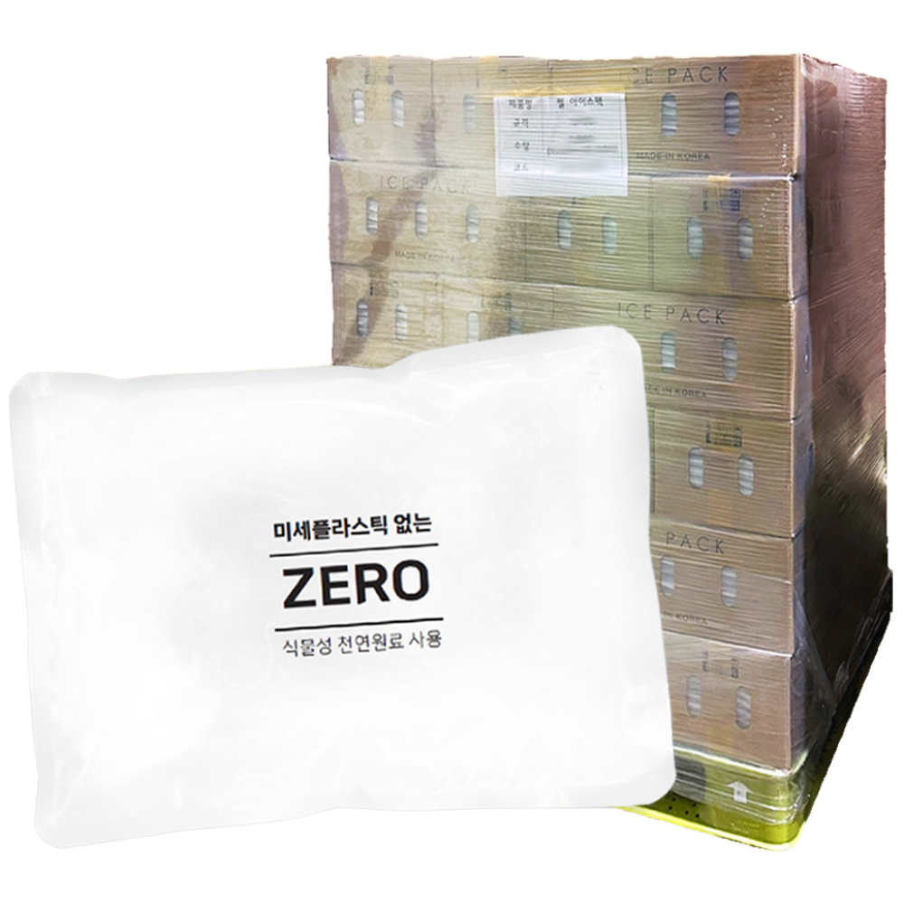 다모아패키지 미세플라스틱 제로 식물성 젤 아이스팩 완제품 15x20cm 578,900원
