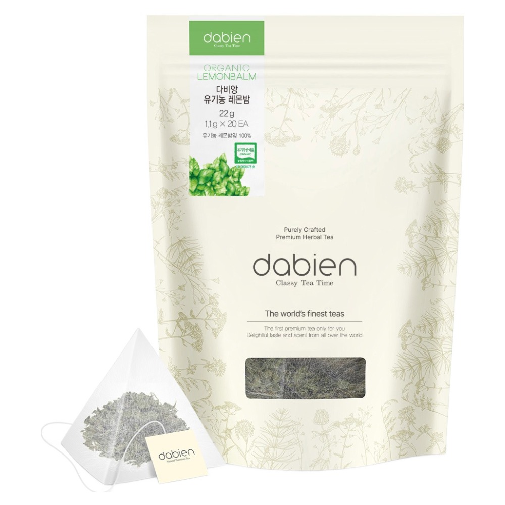 다비앙 유기농 레몬밤 차 생분해 티백 8,800원