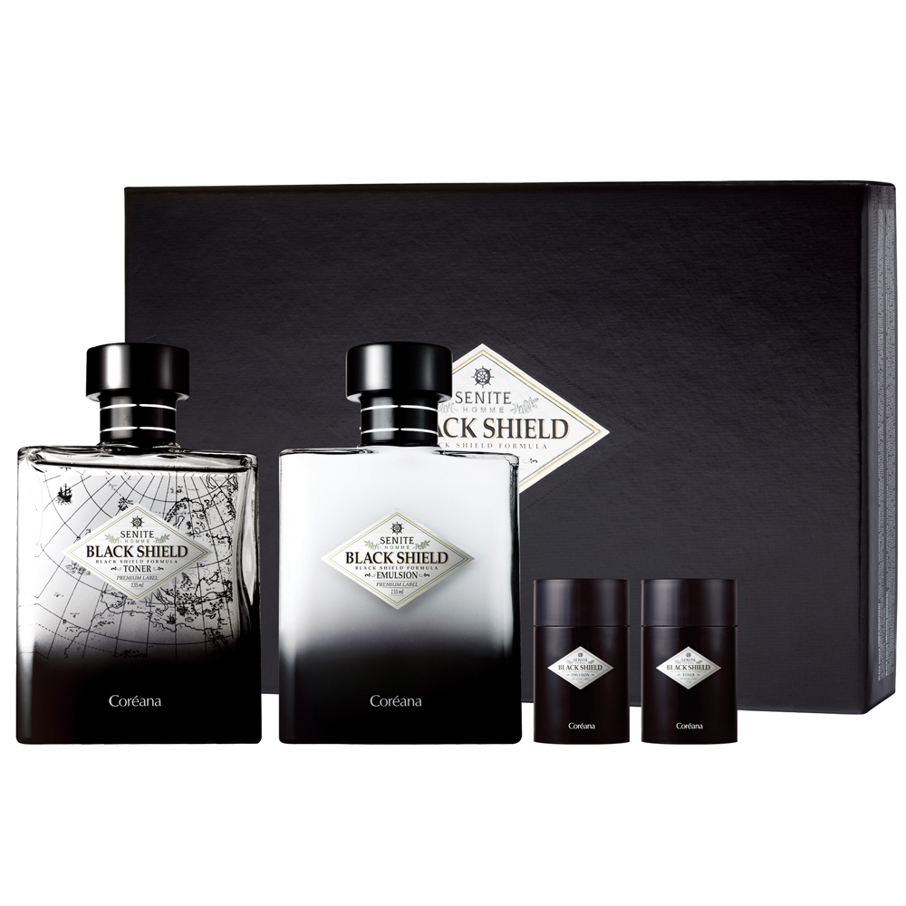 [4종]코리아나 세니떼 옴므 블랙쉴드 2종기획+쇼핑백, 1세트 70,000원