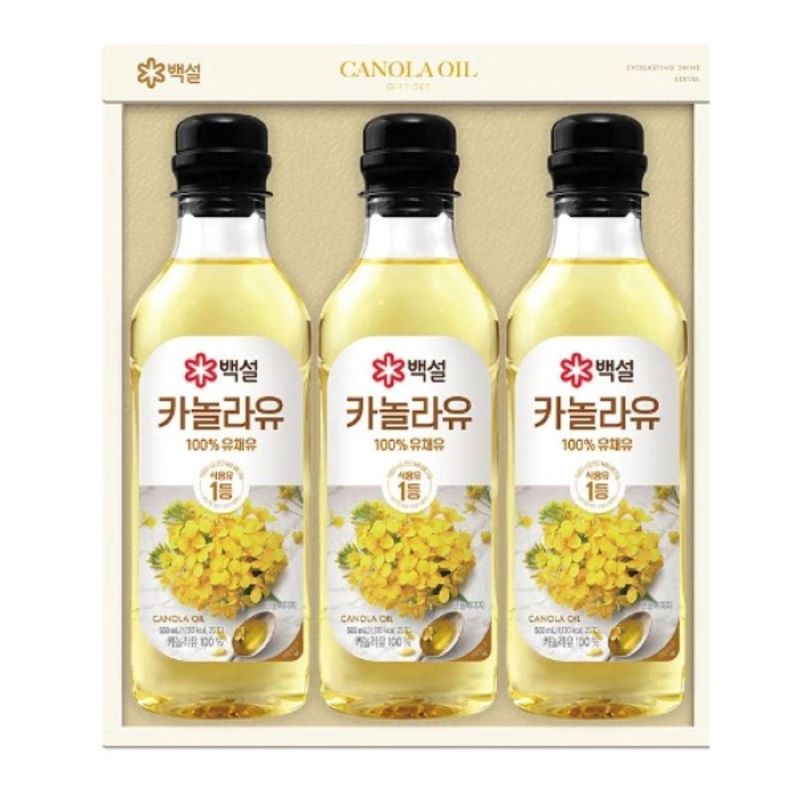 백설 카놀라유 선물세트 2호 + 쇼핑백 30,110원