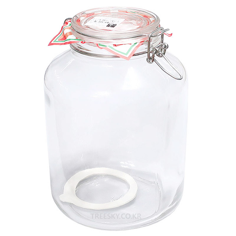 이태리 보르미올리 피도 클램프 유리뚜껑 밀폐용기-1개/5.0L/투명뚜껑 보관용기 저장병 14,800원