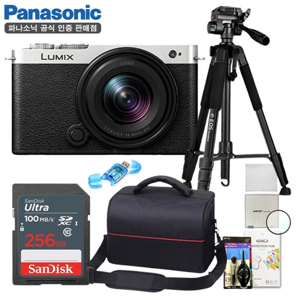 (신상품) 파나소닉 정품 루믹스 DC-S9 실버 블랙+S 18-40mm KIT/프리미엄 패키지 8종세트 / 256G+프리미엄삼각대 / TJ 2,300,000원