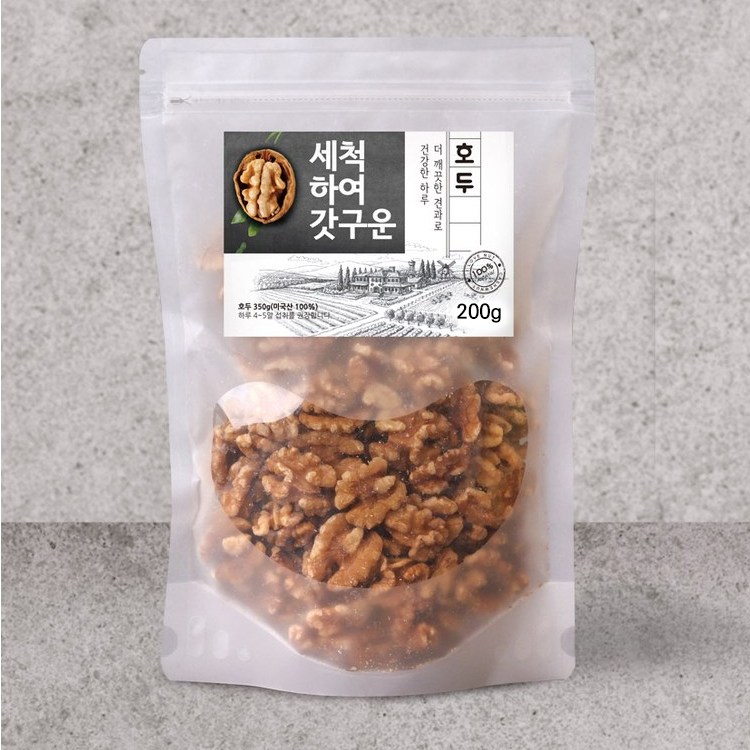 깨끗이 세척 하고 갓 구운 호두 건강한 무염식 11,900원