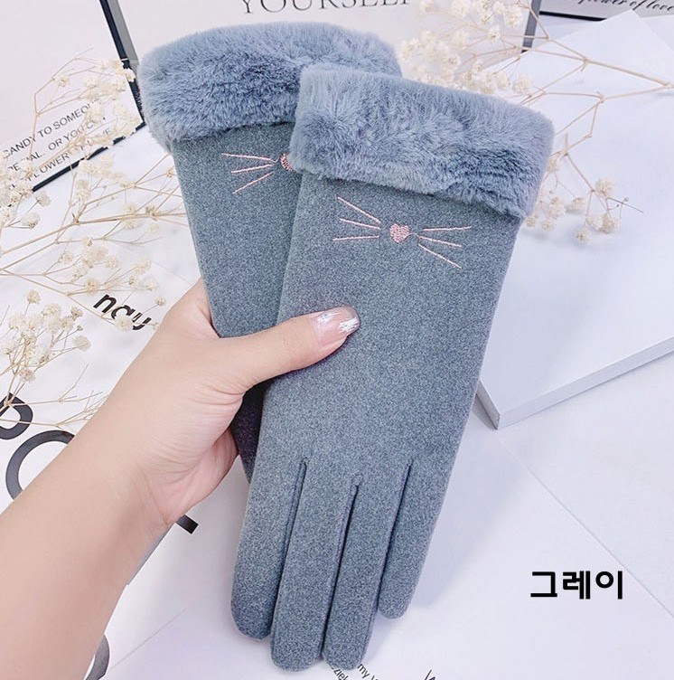 손이 따뜻한 겨울 털장갑 터치 장갑 신상 직장인 여성 19,000원