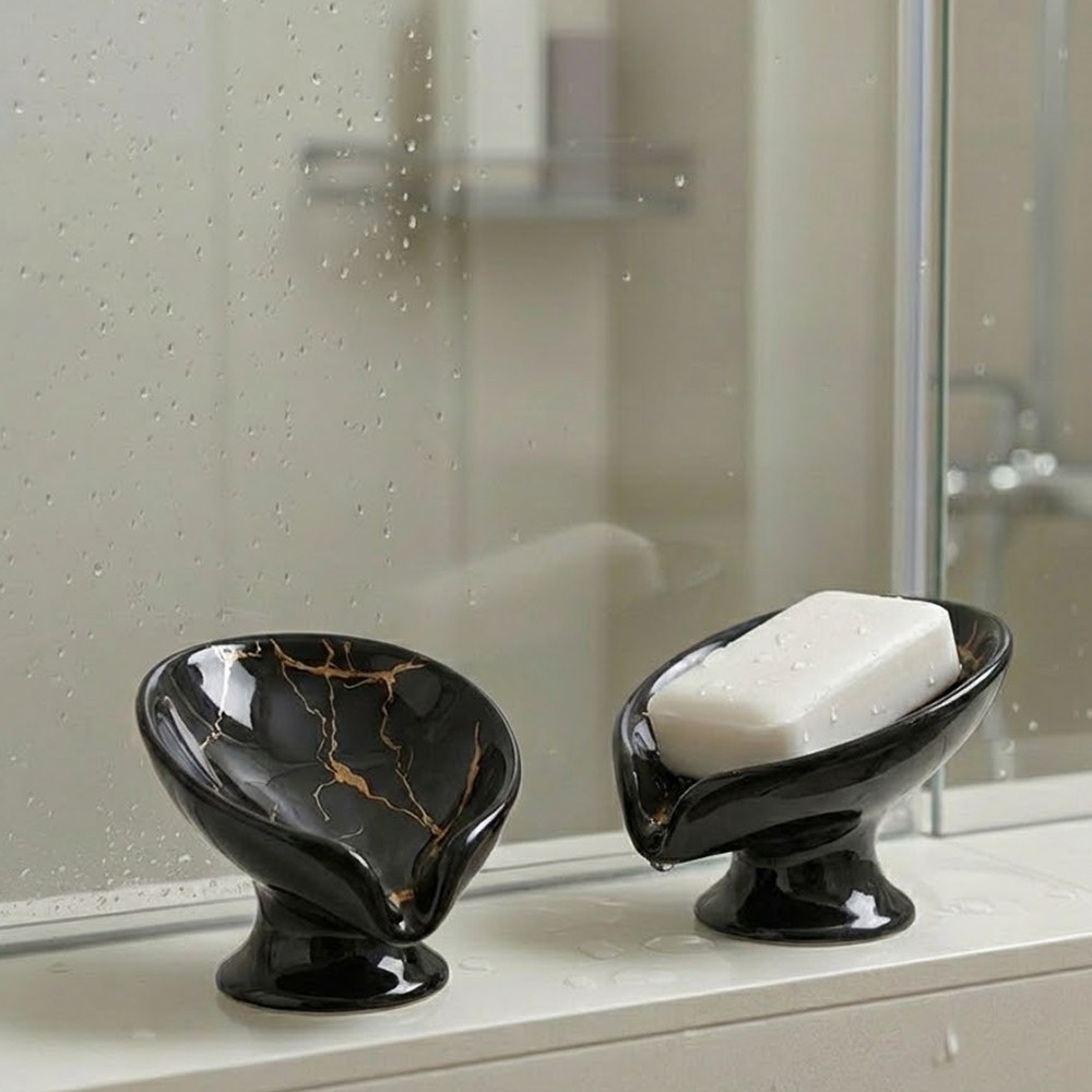 Ecogreen 세라믹 롤잎 비누 받침대, 블랙, 1개 8,870원
