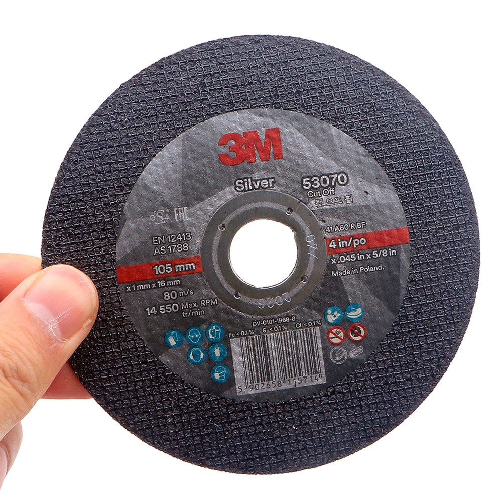 3M PN53070 4인치 절단석 실버절단석, 1개 1,650원