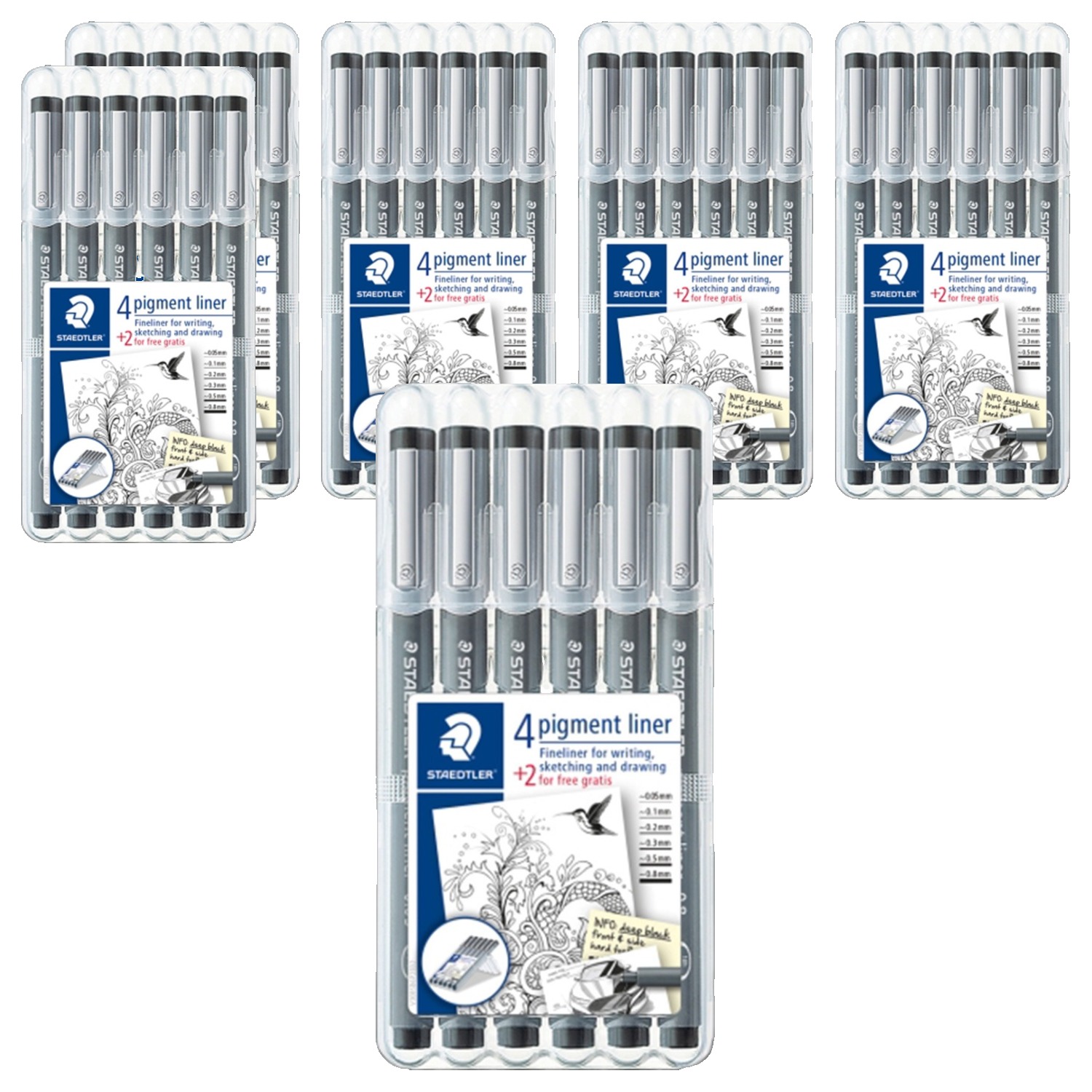 스테들러 피그먼트 라이너 308 디자인펜 6종 39,540원