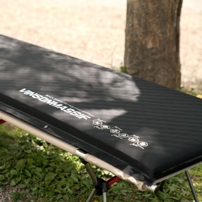 [백화점 정품] 빈슨메시프 초경량 에어 캠핑 매트 자충매트 시그니처5T 싱글 1인 휴대용 블랙 62,600원