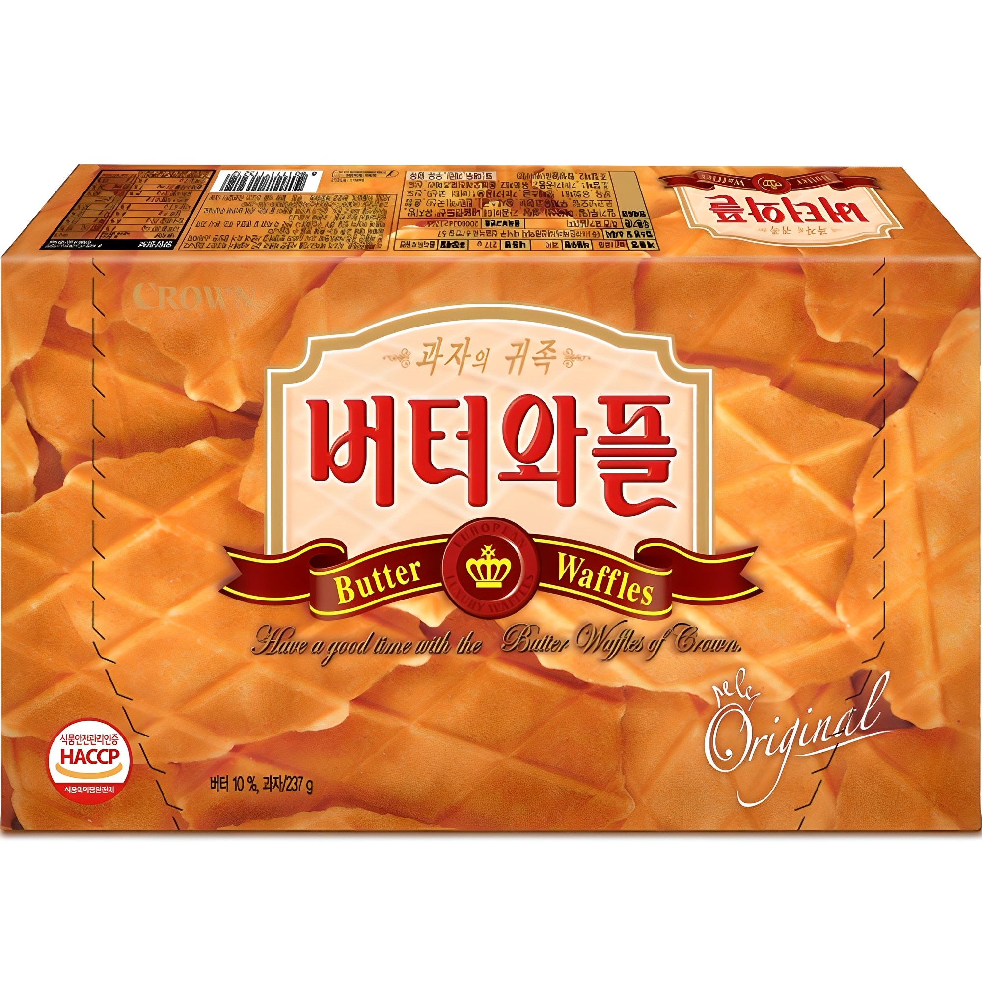 크라운 버터와플, 237g, 1개 5,390원