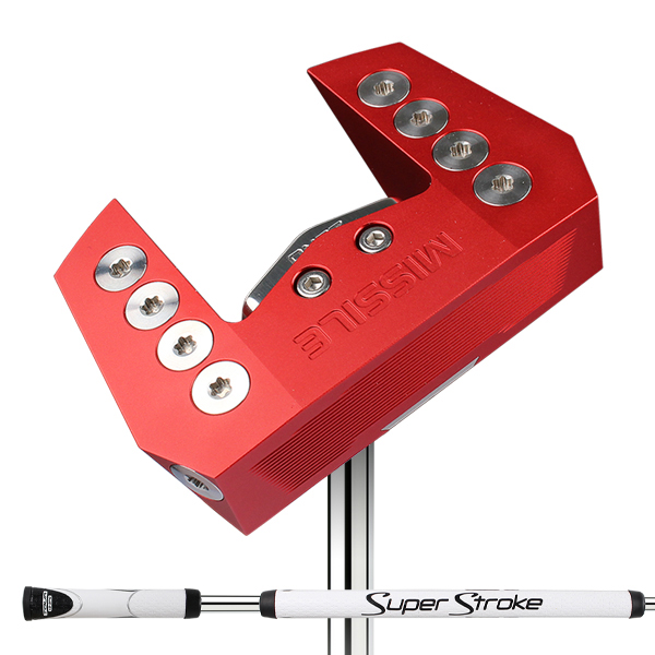 미사일 골프 제로 토크 퍼터 브룸스틱 레드 114cm 470,000원