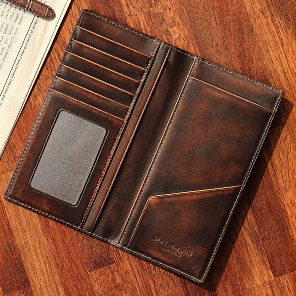 마뜨 클래식 이니셜 각인 소가죽 남성 여성 가죽 슬림 장지갑 아도방 투톤브라운 w22867 87,000원