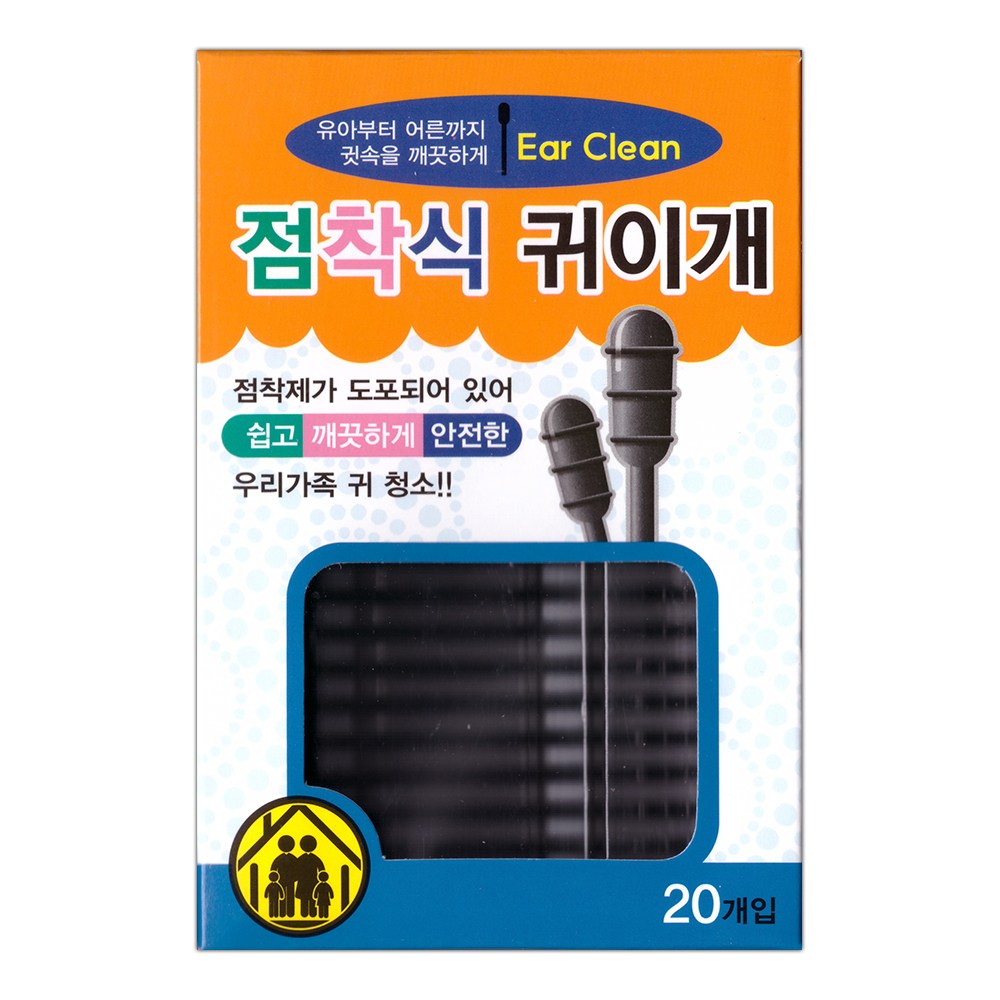 [서흥바이오팜] 점착식 귀이개 점착 스틱 안전한 아기 신생아 귀지 제거 6,440원