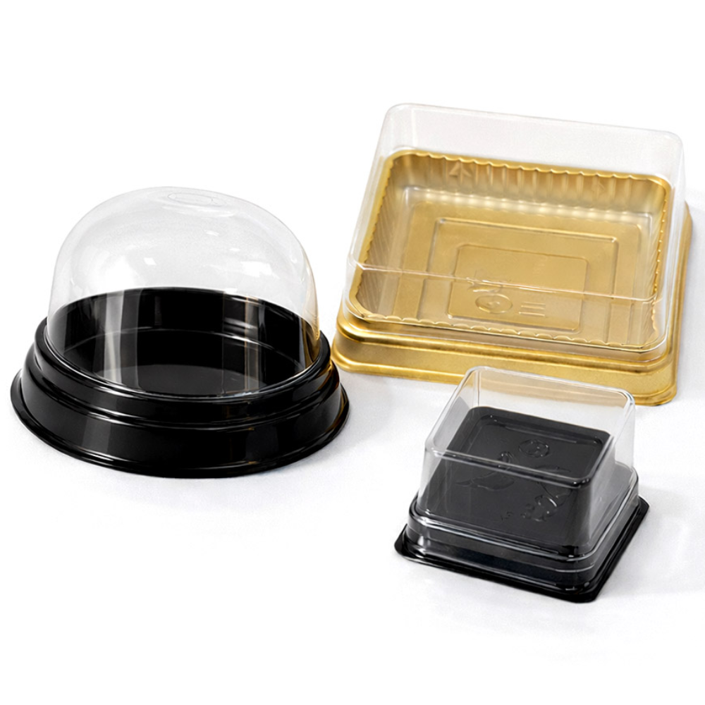 국내제작 화과자 디저트 초콜릿 양갱 떡 포장 케이스, 10개, 사각블랙 2,500원