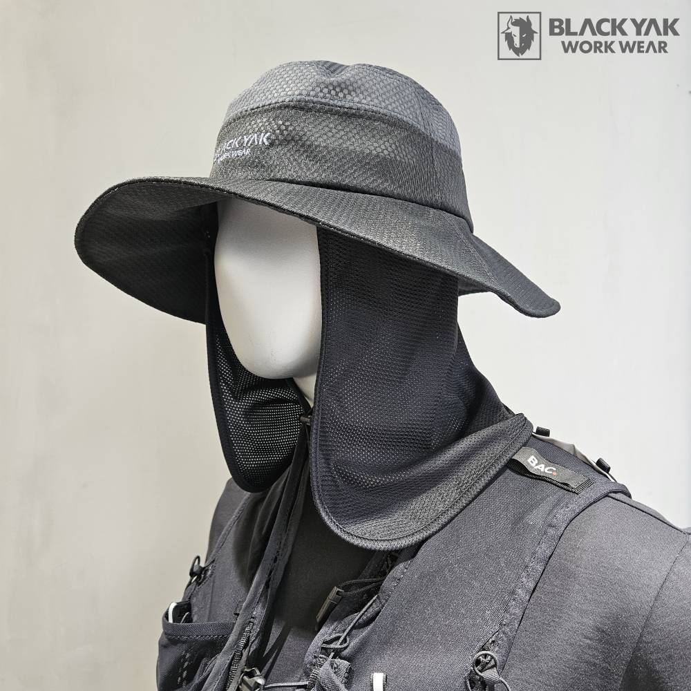 블랙야크 공용 자외선 차단 통기성 우수한 차양막 사하라 메쉬햇 36,000원