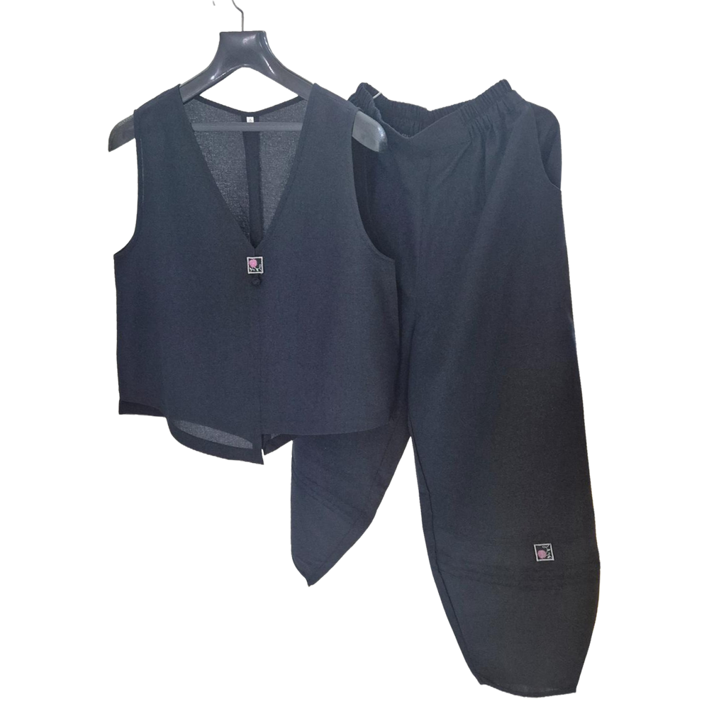 [사계절생활한복] 중년 여성 여름 절복 시원한 미니 언발란스 조끼 바지 절복 스타일 99,000원