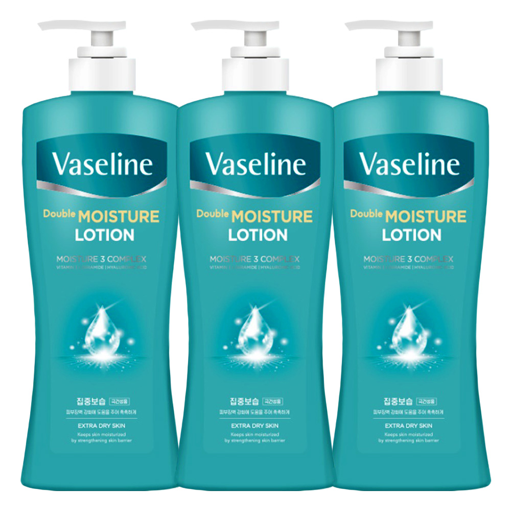바세린 더블 모이스처 바디로션 450ml X 3개 13,500원