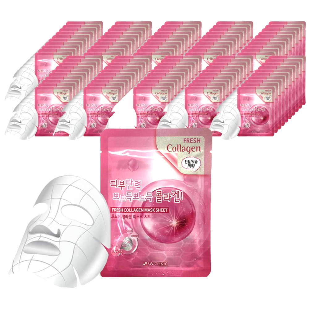 3W CLINIC 후레쉬 콜라겐 마스크 시트 100매, 100개, 1개입 28,900원