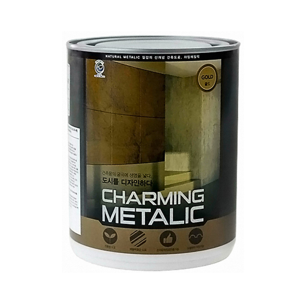 삼화페인트 친환경 내/외부 다용도용 인테리어 페인트 챠밍 메탈릭 59,000원