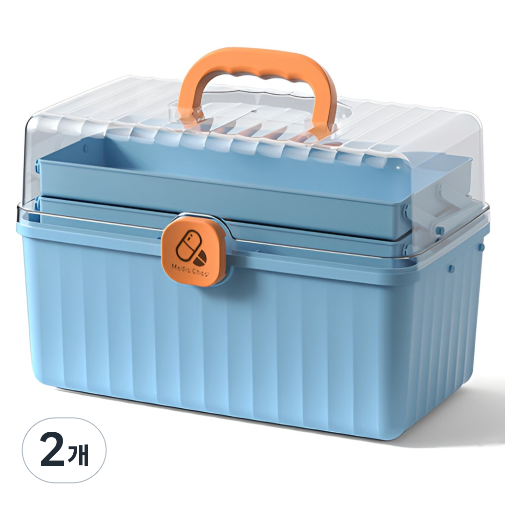 아리코 다용도 3단 구급상자 블루 M 48,000원