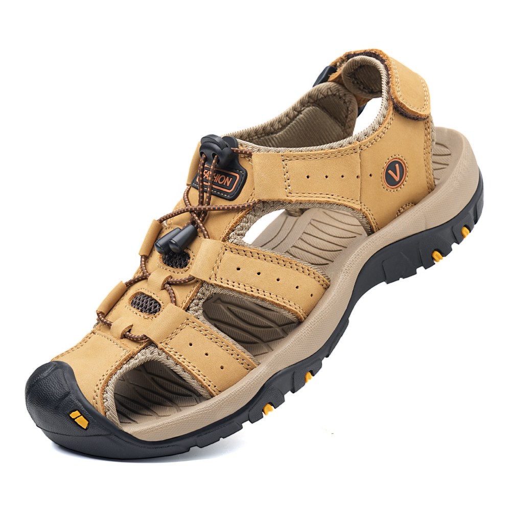 보이앤맨 소가죽 남자 샌들 남성 편한 등산 샌달 트래킹화 센들 (사이즈 250/255/260/265/270/275/280/285/290/295/300) 39,900원