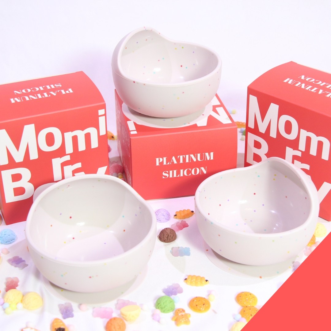모미베리 손잡이 흡착볼 이유식 그릇 실리콘 자기주도 아이주도 6,980원