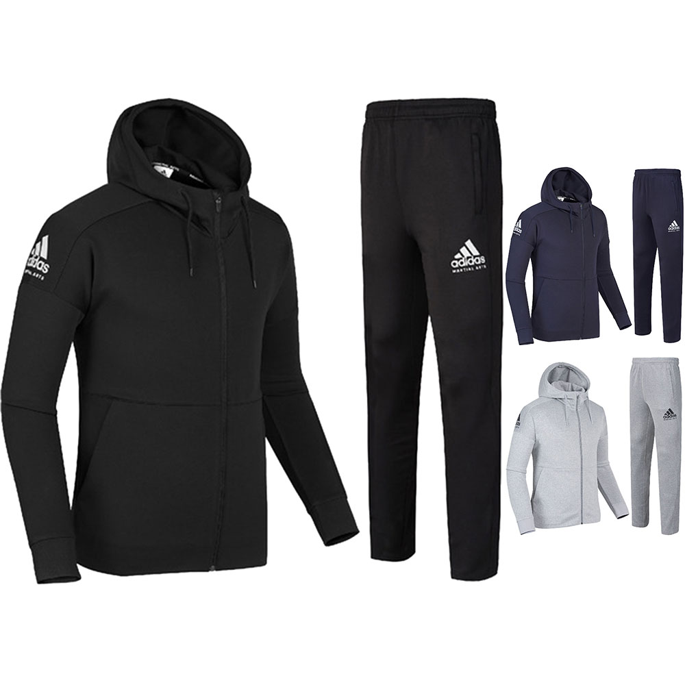 아디다스 컴뱃스포츠 마샬아츠 트레이닝 세트 TR70 져지 트랙탑 후드집업 기모 제품 포함 남여공용 + 마스크 129,000원