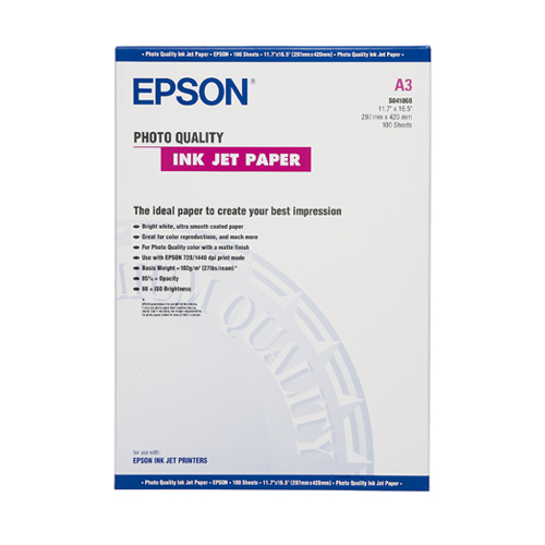 EPSON)컬러 잉크젯용지(A3/S041068/100매), 1개 70,100원