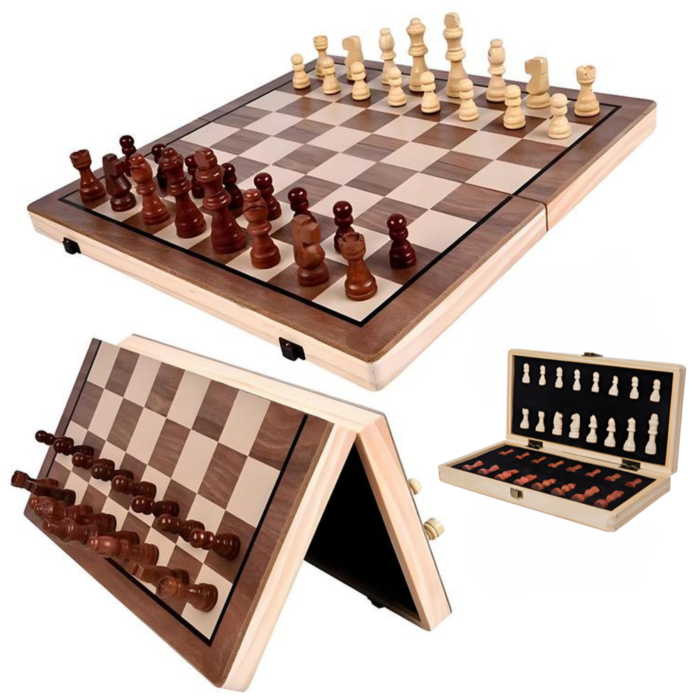 끌릭 원목 접이식 자석 체스 17,890원